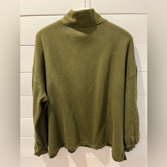 💚 Olive Green Half-Zip Pullover – Old Navy – Size XL💚 - Picture 7 of 7